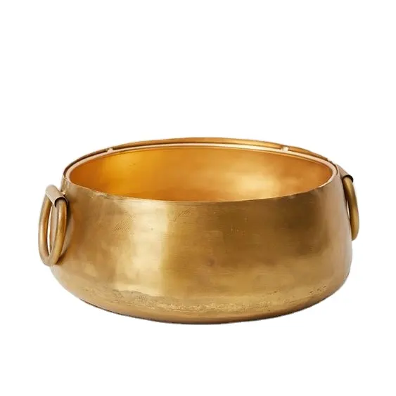 Trang Trí Trái Cây Bát Chất Lượng Cao Cung Cấp Phục Vụ Bát Kim Loại Brass Antique Bowl Với Xử Lý