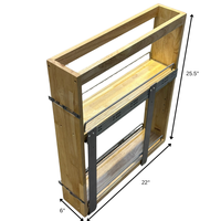 Soft-Close Wooden Kitchen Base Cabinet Lager regal Ausziehbarer Pantry Organizer mit Slide Technology Efficient Storage Solution