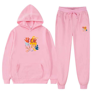 Último personalizado hombres chándal moda Casual deporte Jogger chándal alta calidad Sudadera con capucha y pantalones conjunto - Product Image 5