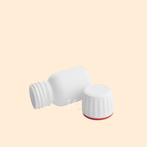 ขวดน้ำเชื่อม HDPE 30มล. พร้อมฝาปิดสีขาวคุณภาพดี M0304โรงงานเวียดนาม - Product Image 3