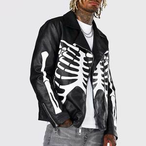 Fall Winter Men Leather <b>Jackets</b> Best Quality Men Leather <b>Jacket</b> Hot Sale Trendy Look Genuine Leather Men <b>Biker</b> <b>Jackets</b> - Product Image 3