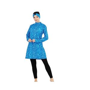 Nuevo traje de baño modesto para mujeres musulmanas Cómodo Hijab de manga larga y Burka con cobertura completa Estilo islámico deportivo - Product Image 5