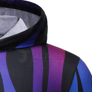 Nuevo diseño más vendidos básicos sublimación sudaderas con capucha MOQ bajo al por mayor básicos sublimación sudaderas con capucha para hombres - Product Image 5