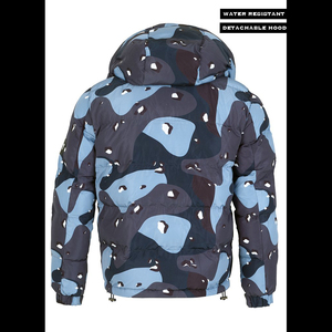 Wholesale <b>Mens</b> Customize Winter <b>Camo</b> Puffer <b>Jackets</b> With Adjustable Hood Winter Custom Heated Coats and Warm Bomber <b>Jacket</b> - Product Image 5