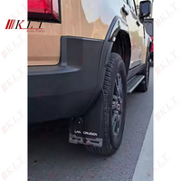 KLT garde-boue à quatre roues noir/rouge pour Landcruiser Prado 250 pièces automobiles accessoires extérieurs 2024