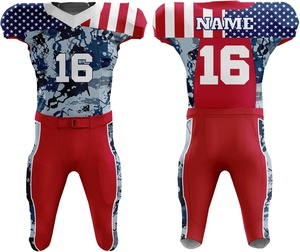 Venta caliente sublimación uniforme de fútbol americano por encargo sublimado camiseta de fútbol americano - Product Image 1