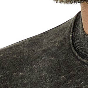Les meilleurs sweatshirts d'hiver délavés à l'acide personnalisés pour hommes Style supérieur en polyester/coton en vente - Product Image 4