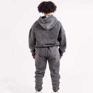 Trajes de chándal infantiles de invierno de alta calidad al por mayor servicio OEM poliéster algodón transpirable colores y diseños personalizados - Product Image 2