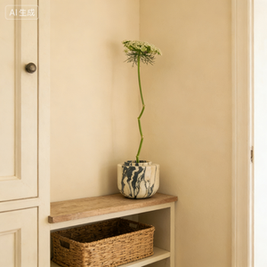 Vaso <span class=keywords><strong>in</strong></span> Marmo Calacatta Viola <span class=keywords><strong>Naturale</strong></span> NANWEI, Progettato su Misura per Esposizioni Floreali Artistiche, <span class=keywords><strong>Pietra</strong></span> <span class=keywords><strong>Naturale</strong></span> di Prima Qualità - Product Image 2