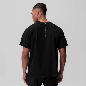 T-shirt Activewear Performance pour homme à manches courtes en tissu 100% coton évacuant la transpiration pour un confort accru - Product Image 2
