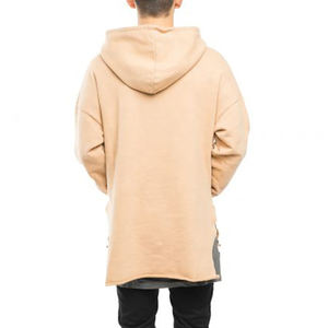 Sweat à capuche Henley en coton de haute qualité pour hommes doux respirant avec impression personnalisée pour un usage quotidien saison d'hiver en gros disponible - Product Image 4