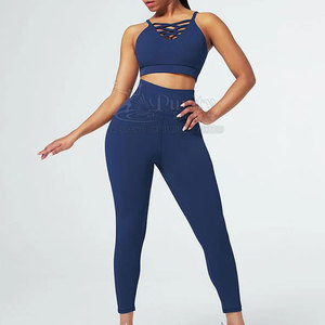 2025 New Design Professional Women Set Wholesale Women Yoga Set New Arrival 100% Cotton Women Set - Product Image 2