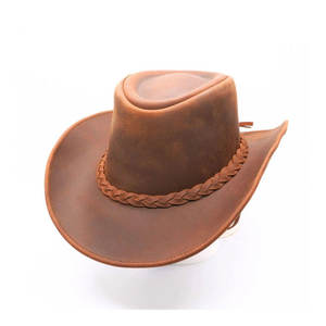 Unique Design Comfortable <b>Leather</b> <b>Hats</b> Casual Wear New Latest Design Top Selling <b>Leather</b> <b>Hats</b> - Product Image 2