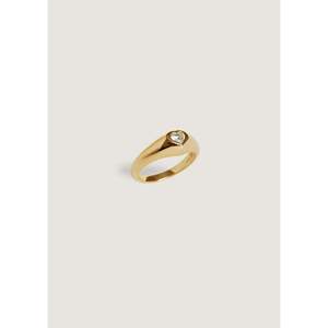 Anillo de Sello con Corazón de Diamante - Product Image 6