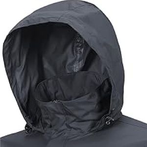 Chaqueta de exterior a prueba de agua de alta calidad, chaquetas cortavientos impermeables con logotipo personalizado, chaquetas de talla grande para hombre - Product Image 4