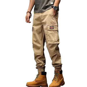 Pantalon Cargo Streetwear Homme – Nouvelle Collection Été Décontracté, Coupe Ample, Grande Taille, Style Harlem Multi-Poches, Salopette Baggy pour Hommes - Product Image 3
