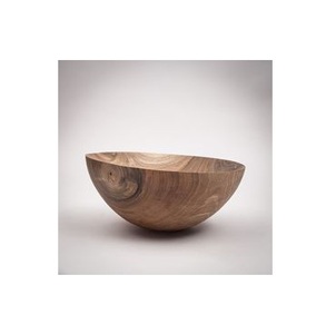 Tazón de Madera de Lujo Premium para Servir Ensaladas, Hecho a Mano, Pulido, Decorativo, para Cocina, Mesa de Comedor, Restaurante y Hotel - Product Image 1
