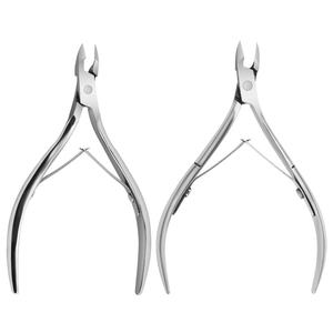 Cortauñas profesional de acero inoxidable, mango de agarre cómodo, recortador de piel muerta, puntas afiladas para pies, pinza para cutículas, uñas - Product Image 2