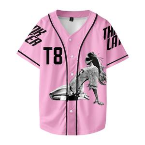 Uniforme de baseball sublimé pour hommes adultes chemise personnalisée vêtements de sport personnalisés de haute qualité maillot rouge maillot de baseball respirant - Product Image 6