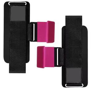 Ganchos de Levantamiento de Pesas de Alta Resistencia en Rosa y Negro, Producto Nuevo de Proveedor Confiable con Servicio OEM - Product Image 5
