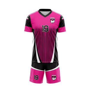 Uniforme de fútbol sublimado de diseño personalizado OEM hecho con uniformes de fútbol sin costuras ropa deportiva para adultos ropa de entrenamiento para correr - Product Image 3