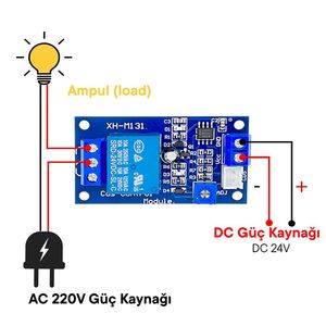 Módulo de Relé con Sensor Fotoresistor de Control de Luz Automático Aek-Tech XH-M131 24V - Product Image 4