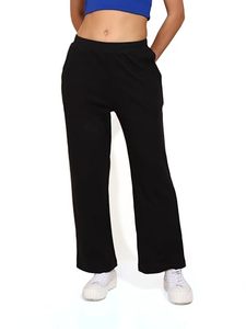 2026 New Breathable Canvas Women <b>Trousers</b> Regular Fit OEM Service Wholesale Price Customized Mid Casual Plazo Pants for Women - Product Image 1