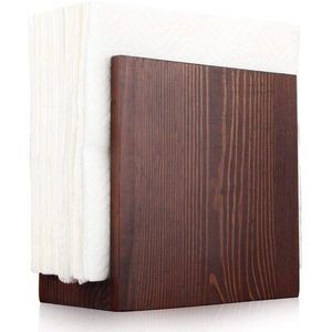 Porte-serviettes de table design élégant porte-serviettes de luxe de qualité en bois de forme ronde pour centres de villégiature porte-serviettes de table - Product Image 5
