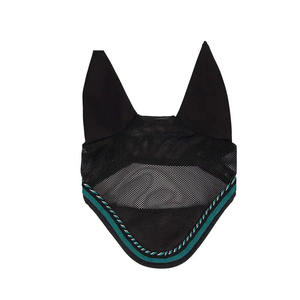Diseño personalizado de alta calidad, velo de mosca de caballo multicolor, capó de oreja, producto de equitación ecuestre disponible en todos los diseños - Product Image 3