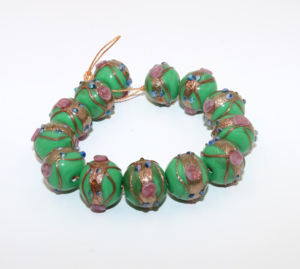 ลูกปัดแก้วทรงกลม16มม. (8นิ้ว) เครื่องประดับเค้กแต่งงานมีหลายสี - Product Image 3