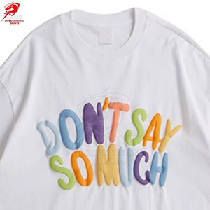 เสื้อยืดพิมพ์ลายพัฟฟ์สุดฮิต ผ้าคอตตอนหนา ทรงปกติ แฟชั่นแนวสตรีทสุดล้ำ - Product Image 5