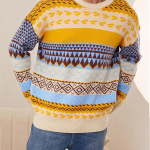 Ropa de moda Premium, jerséis de invierno para hombre, suéteres de alta calidad, suéter grueso y cálido de gran tamaño para hombre - Product Image 4