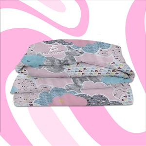 Parure de draps Coquette Moderne Florale 4 pièces comprenant 1 drap-housse, 1 drap plat et 2 taies d'oreiller pour usage domestique, confortable, garni de PVC - Product Image 4