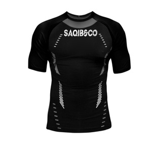 เสื้อแรชการ์ดแบบสวมคอทรงโอ ดีไซน์ใหม่ ระบายอากาศได้ดี ยืดหยุ่นได้ คุณภาพสูง พิมพ์ลายแบบซับลิเมชั่นทั้งตัว น้ำหนักเบา ใส่ได้ทั้งชายและหญิง - Product Image 6