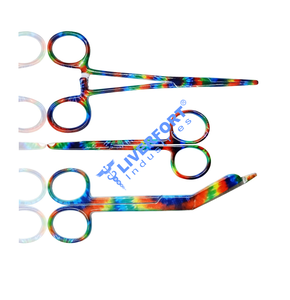 Paquete de 10 tijeras de Iris de alta demanda, tijeras quirúrgicas de acero inoxidable de microprecisión, diseño recto de punta fina para Hospital - Product Image 5