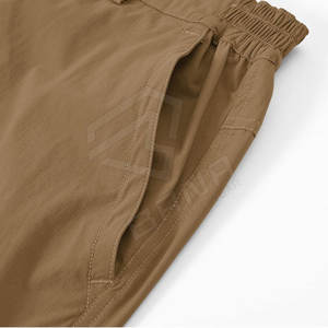 กางเกงขาสั้นทรงคาร์โก้สำหรับผู้ชายแบบลำลองมีกระเป๋าด้านข้างทรงหลวมมีกระเป๋าด้านข้างสำหรับใส่โลโก้ตามสั่ง - Product Image 5