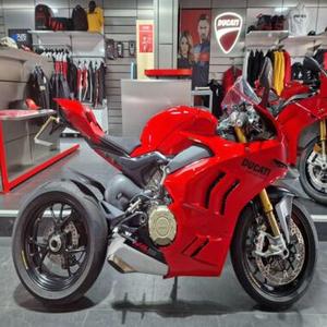 รถมอเตอร์ไซค์มือสองปี 2023 Panigale V4S 1103 Super Sports เบนซิน เกียร์ธรรมดา ยูโร 4 (214 แรงม้า) 1103 ซีซี เครื่องยนต์ L-Twin ระบายความร้อนด้วยน้ำ ระบบ Desmodromic EF - Product Image 1
