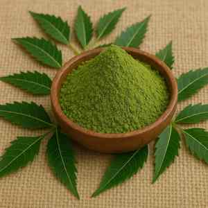 Polvo de Hoja de Neem Orgánico para Alergias en la Piel de Mascotas y Alivio de Puntos Calientes, Ingrediente Natural a Base de Hierbas para Bálsamo Canino y Cuidado de la Piel de Gatos - Product Image 1
