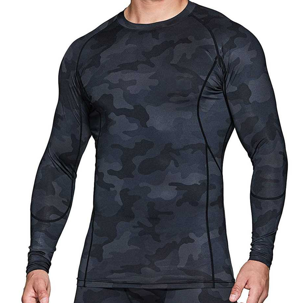 Индивидуальный логотип с сублимационной печатью, полный рукав, MMA Rash Guard для мужчин, высокое востребованное спортивное снаряжение