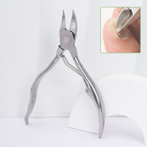 Professional Custom Logo Double Spring Nail Clippers Toes Dead Skin <b>Trimming</b> Nipper Manicure Cuticle Nipper - Product Image 1