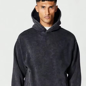 Wholesale Heavyweight <b>100</b>% Cotton Hoodie Men Custom Embroidery Logo Hoodies Oversized Boxy Limited Embossed Hoodies Oversized - Product Image 1