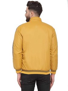 Chaqueta bomber de diseño moderno para hombre, estilo informal para exteriores con cremallera frontal y cuello levantado, chaqueta de invierno - Product Image 2