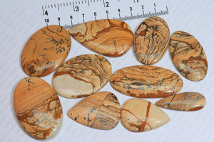 Véritable image Jasper Gemstone Mix Shape Customized Size Loose Picture Jasper Cabochon Best For Making Jewelry - Product Image 2