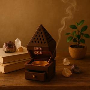 Quemador de Incienso Tradicional de Madera Más Vendido con Diseño Moderno para el Hogar, Hotel, Oficina y Relajación Disponible al Mejor Precio - Product Image 4