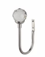 Embrasses de rideaux en alliage d'aluminium, supports en forme de J, accessoire de rideau, embrasses décoratives, accessoires de mode simples