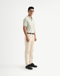 Polo de manga corta para hombre con estilo ajustado Sorona estilo clásico de todos los días, aspecto urbano relajado de Routine Vietnam - Product Image 4
