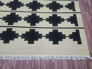 Whispering Threads Dari Soft High Quality Cotton Pile Hand-Knotted Afghan Artistry Area Rugs Perfect Blend Tradition Modernity - Product Image 4