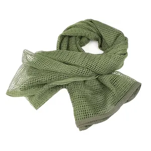Tactical Camouflage Mesh Scrim Net Scarf