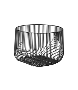 Basket Iron <b>Wire</b> Basket Stand Handicraft Powder Coated Fruit Basket Kitchenware Round Decoration Wholesale Manufacturer Exporter - Product Image 1