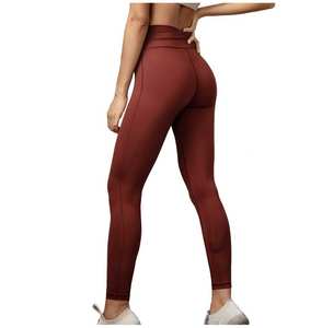 High Quality Compression Tight <b>Gym</b> <b>Leggings</b> Unisex Fitness Wear Workout Yoga Pants <b>Pockets</b> Solid Anti-Bacterial - Product Image 6